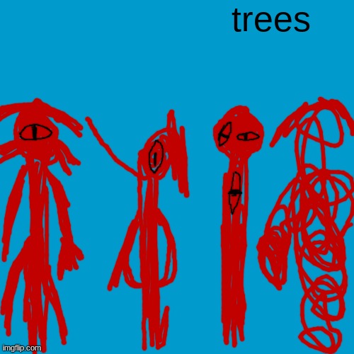 . | trees | made w/ Imgflip meme maker