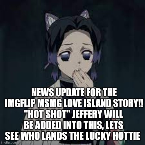 Requested that he was added | NEWS UPDATE FOR THE IMGFLIP MSMG LOVE ISLAND STORY!! "HOT SHOT" JEFFERY WILL BE ADDED INTO THIS, LETS SEE WHO LANDS THE LUCKY HOTTIE | image tagged in wait u have a point | made w/ Imgflip meme maker