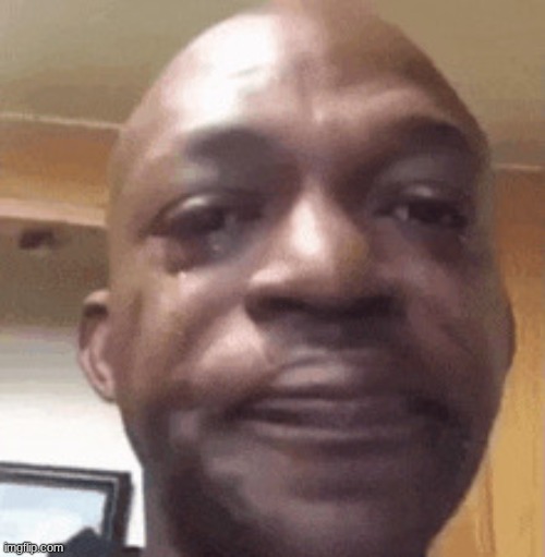 Crying black guy | image tagged in crying black guy | made w/ Imgflip meme maker