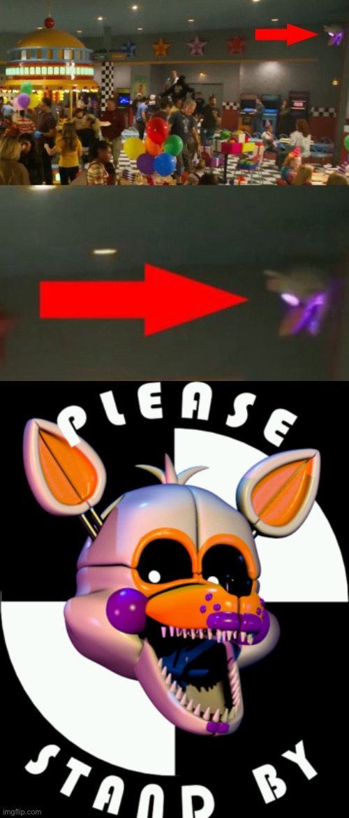 check this out | image tagged in lolbit pleas stand by | made w/ Imgflip meme maker
