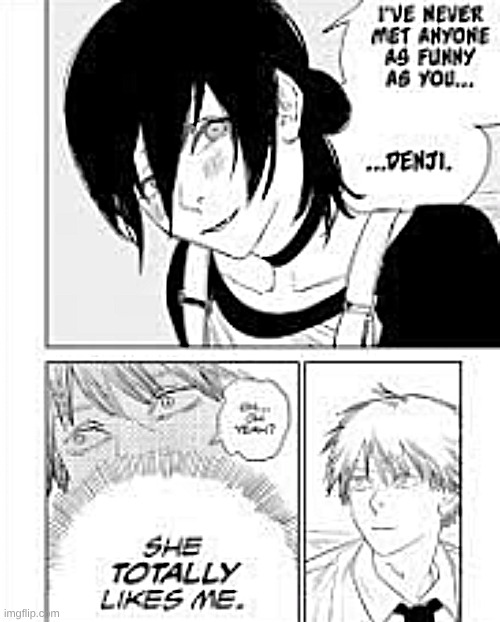 real | image tagged in chainsaw man | made w/ Imgflip meme maker