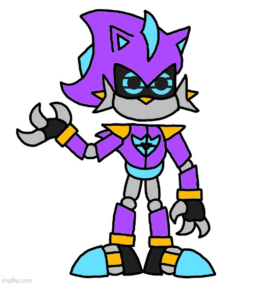 This is Mecha, Ultra's equivalent of Metal Sonic. | made w/ Imgflip meme maker