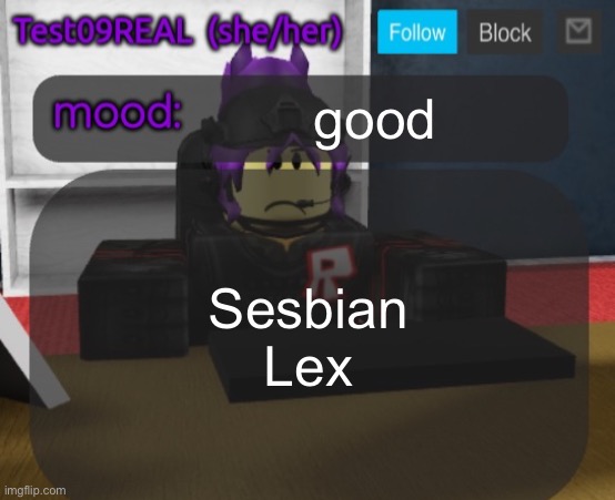 Test09 Jane Doe temp v2 | good; Sesbian Lex | image tagged in test09 jane doe temp v2 | made w/ Imgflip meme maker