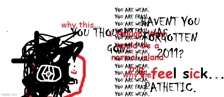 art based on https://imgflip.com/i/acjjdf (aka island survival day 4) | made w/ Imgflip meme maker