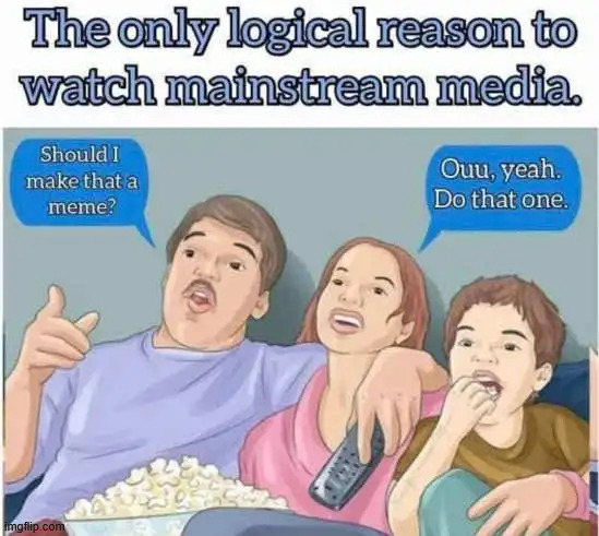 The only reason to watch MSM | image tagged in political,reposts,msm sucks | made w/ Imgflip meme maker