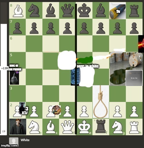 mpac 17 | the queen caused the end of time, bringing the chess match to an end | made w/ Imgflip meme maker