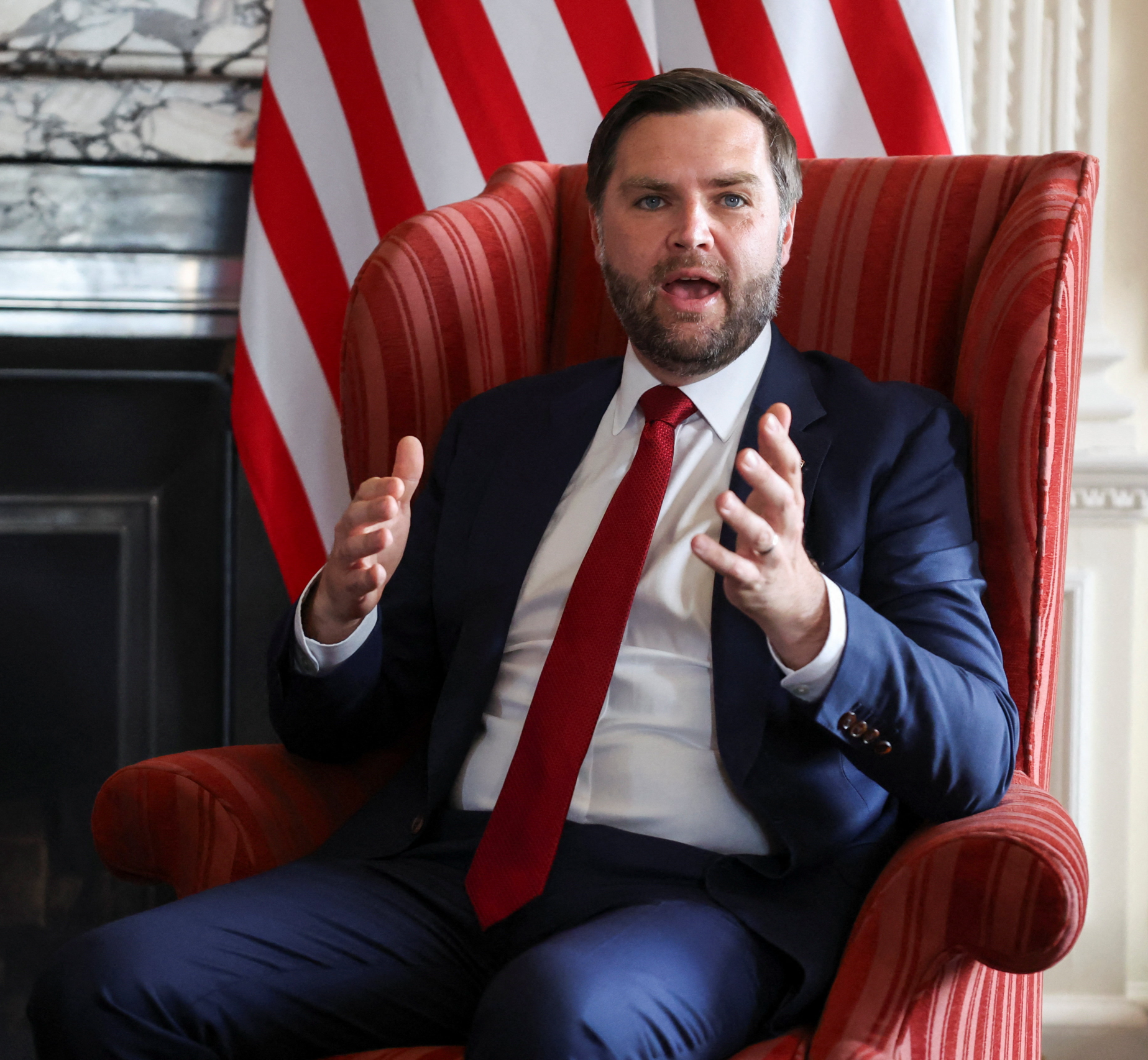 Jd Vance chair Blank Meme Template