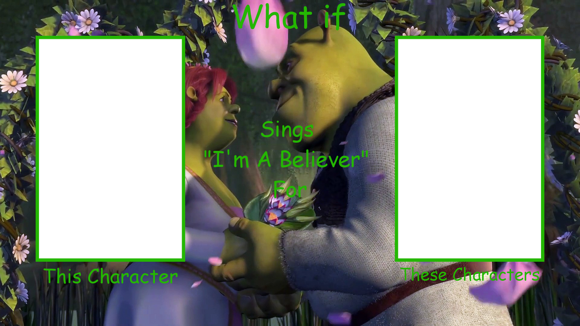 Who sings I'm A Believer for? Blank Meme Template