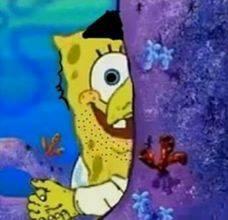 Spongebob happy merchant Blank Meme Template