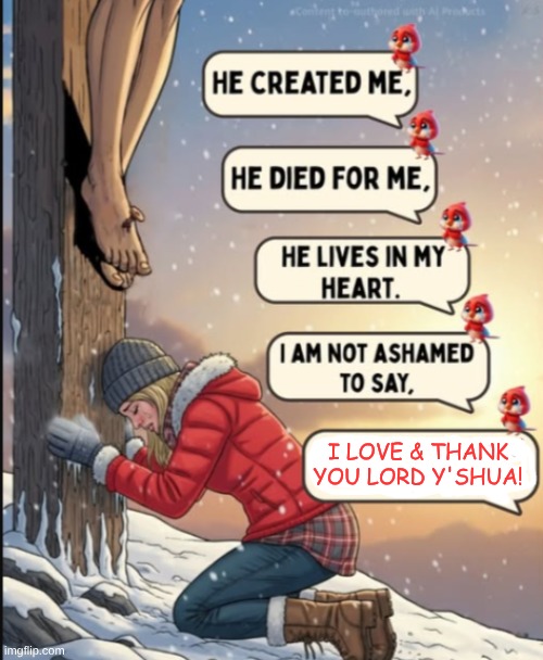 I LOVE & THANK YOU LORD Y'SHUA! | made w/ Imgflip meme maker