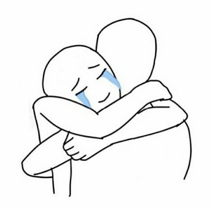 Relief hug Blank Meme Template