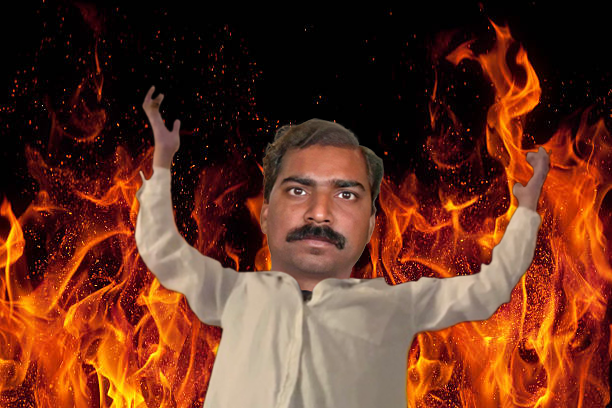 Fire Ser jeet Blank Meme Template