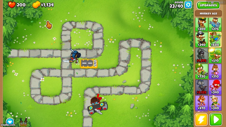 am i the only one here who plays btd6 | made w/ Imgflip meme maker
