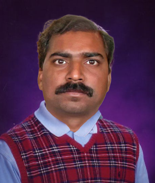 Nerd Ser Pajeet Blank Meme Template