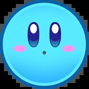 Blue Kirby icon Blank Meme Template