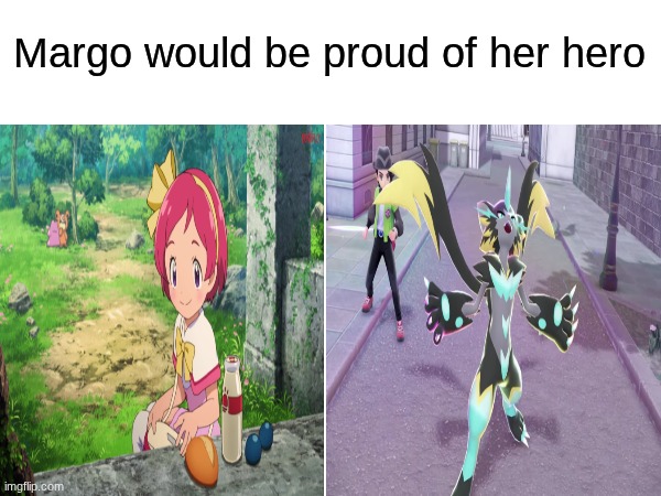 Another round of berries, bread, and Moomoo Milk | Margo would be proud of her hero | image tagged in memes,funny,pokemon,gaming,anime | made w/ Imgflip meme maker
