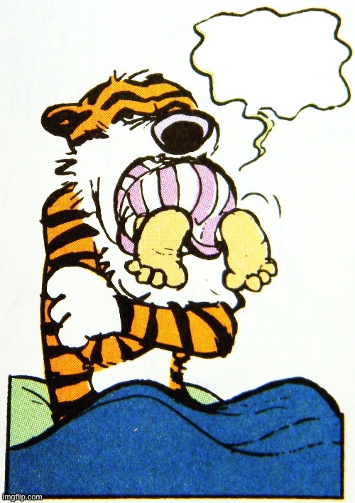 High Quality Blank Calvin and Hobbes template Blank Meme Template