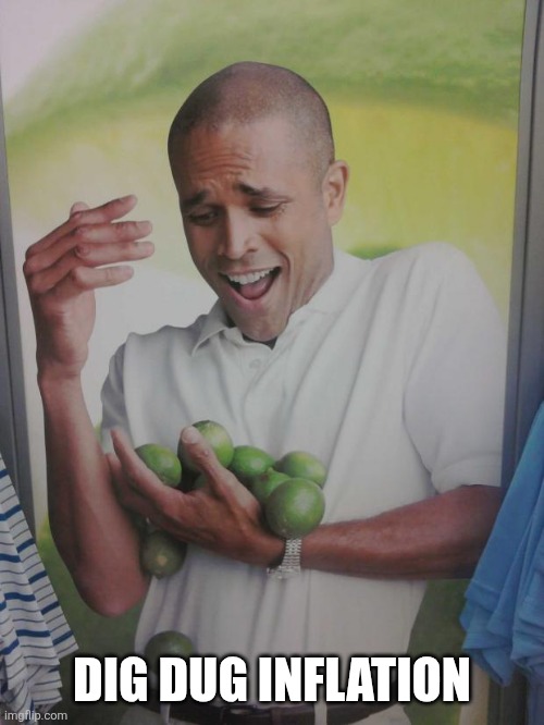 Why Can't I Hold All These Limes | DIG DUG INFLATION | image tagged in memes,why can't i hold all these limes | made w/ Imgflip meme maker