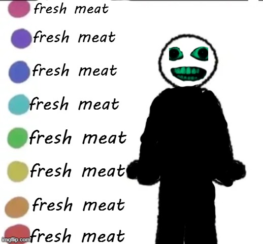 pursue.... | fresh meat; fresh meat; fresh meat; fresh meat; fresh meat; fresh meat; fresh meat; fresh meat | made w/ Imgflip meme maker