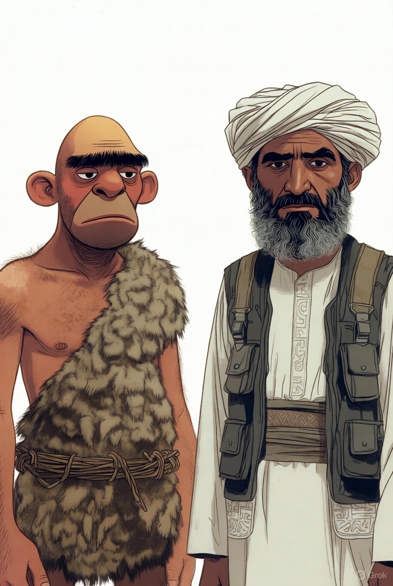 Cave men Blank Meme Template