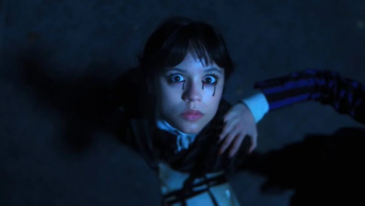 Wednesday Addams Vision Blank Meme Template