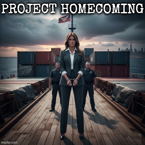 PROJECT HOMECOMING | PROJECT HOMECOMING | image tagged in project homecoming,self deportation,illegal aliens,illegal immigration,melania trump,illegal | made w/ Imgflip meme maker
