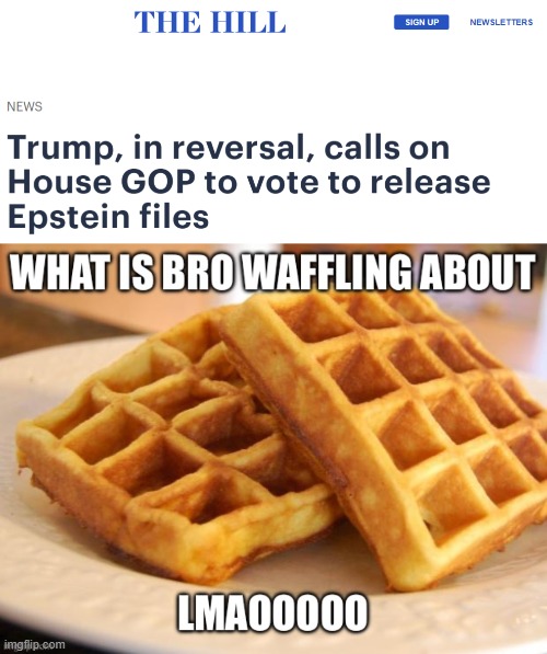 image tagged in waffling | made w/ Imgflip meme maker