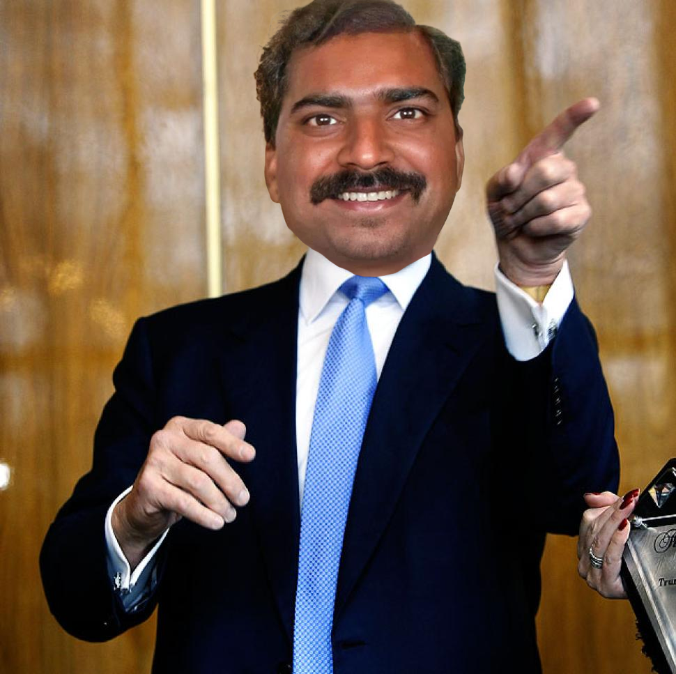 Ser Pajeet Pointing Blank Meme Template