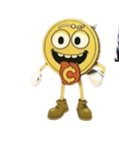 tongue out cryptocurrency coin Meme Template