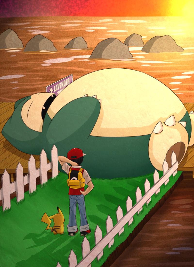Snorlax Roadblock Blank Meme Template