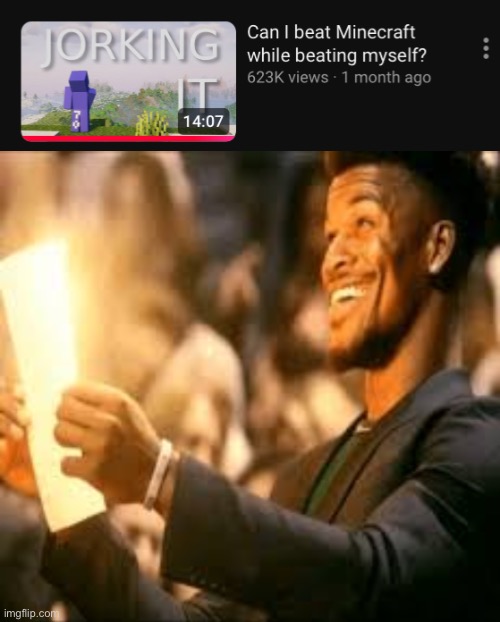 They brought the video back | image tagged in jimmy butler happy | made w/ Imgflip meme maker