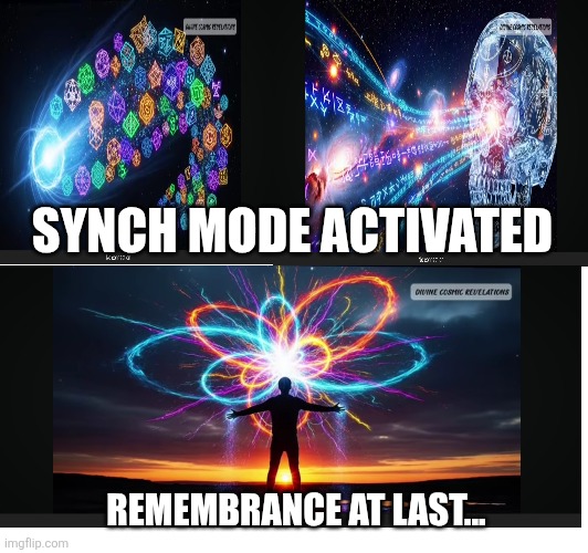 Finally, You're Woke... | SYNCH MODE ACTIVATED; REMEMBRANCE AT LAST... | image tagged in waking up brain,star wars the force awakens,the great awakening,a core memory | made w/ Imgflip meme maker