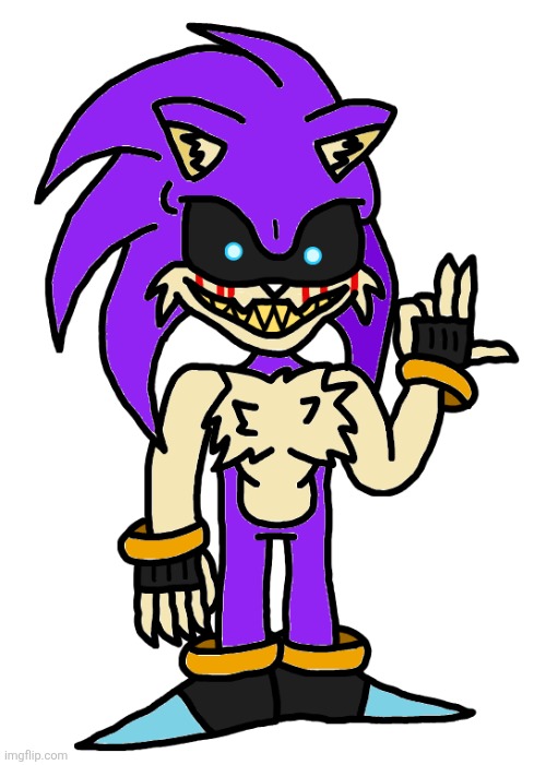 This is Y, basically just Sonic.EXE but Ultra. This is how Ultra relates to Forsaken. | made w/ Imgflip meme maker