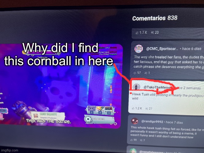 Msmg is slowly escaping Imgflip | Why did I find this cornball in here | made w/ Imgflip meme maker