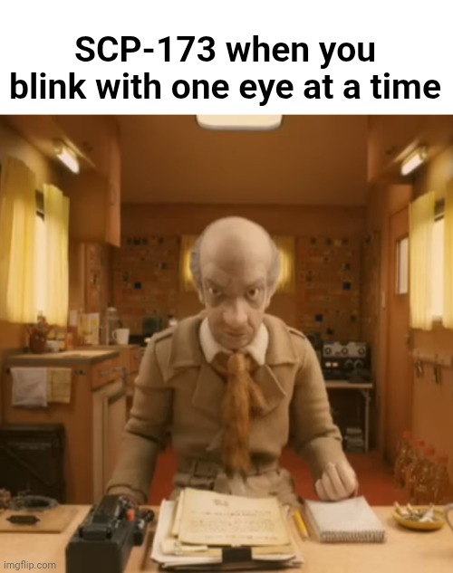 SCP-173 when you blink with one eye at a time | image tagged in gifs | made w/ Imgflip meme maker