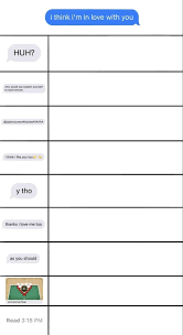 I think I’m in love with you Blank Meme Template