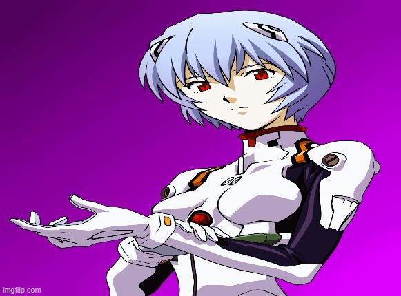 rei icon | image tagged in anime,icons,neon genesis evangelion,roman reigns,anime meme | made w/ Imgflip meme maker