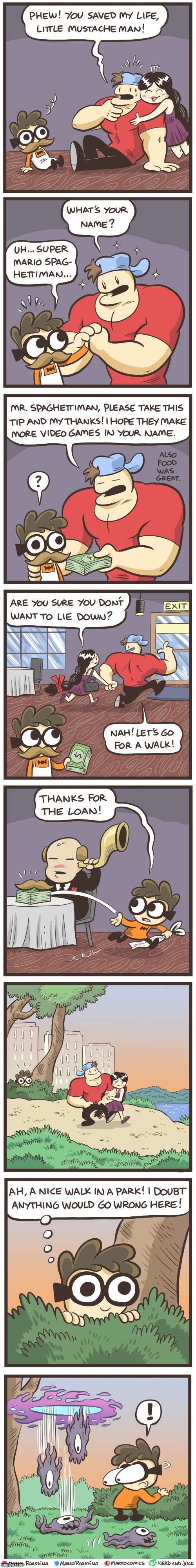 image tagged in nerd,jock,olga,park,portal,demons | made w/ Imgflip meme maker