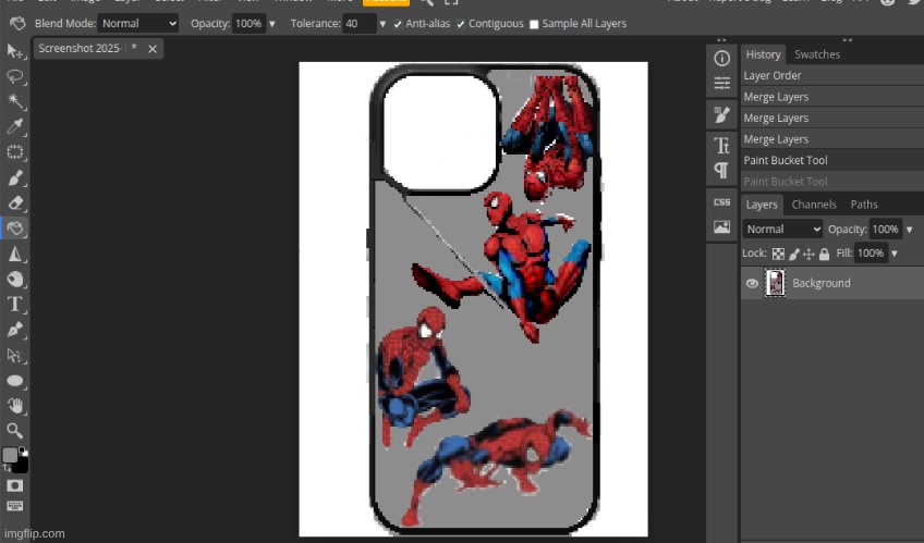 Is this good? | image tagged in spiderman,phone | made w/ Imgflip meme maker