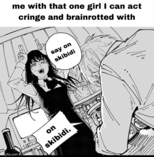 I think she's my soulmate... | image tagged in chainsaw man,memes,anime | made w/ Imgflip meme maker