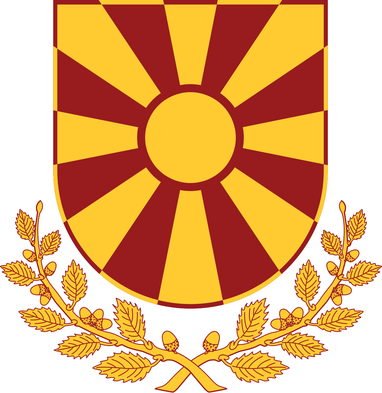 North Macedonia Coat of Arms Blank Meme Template