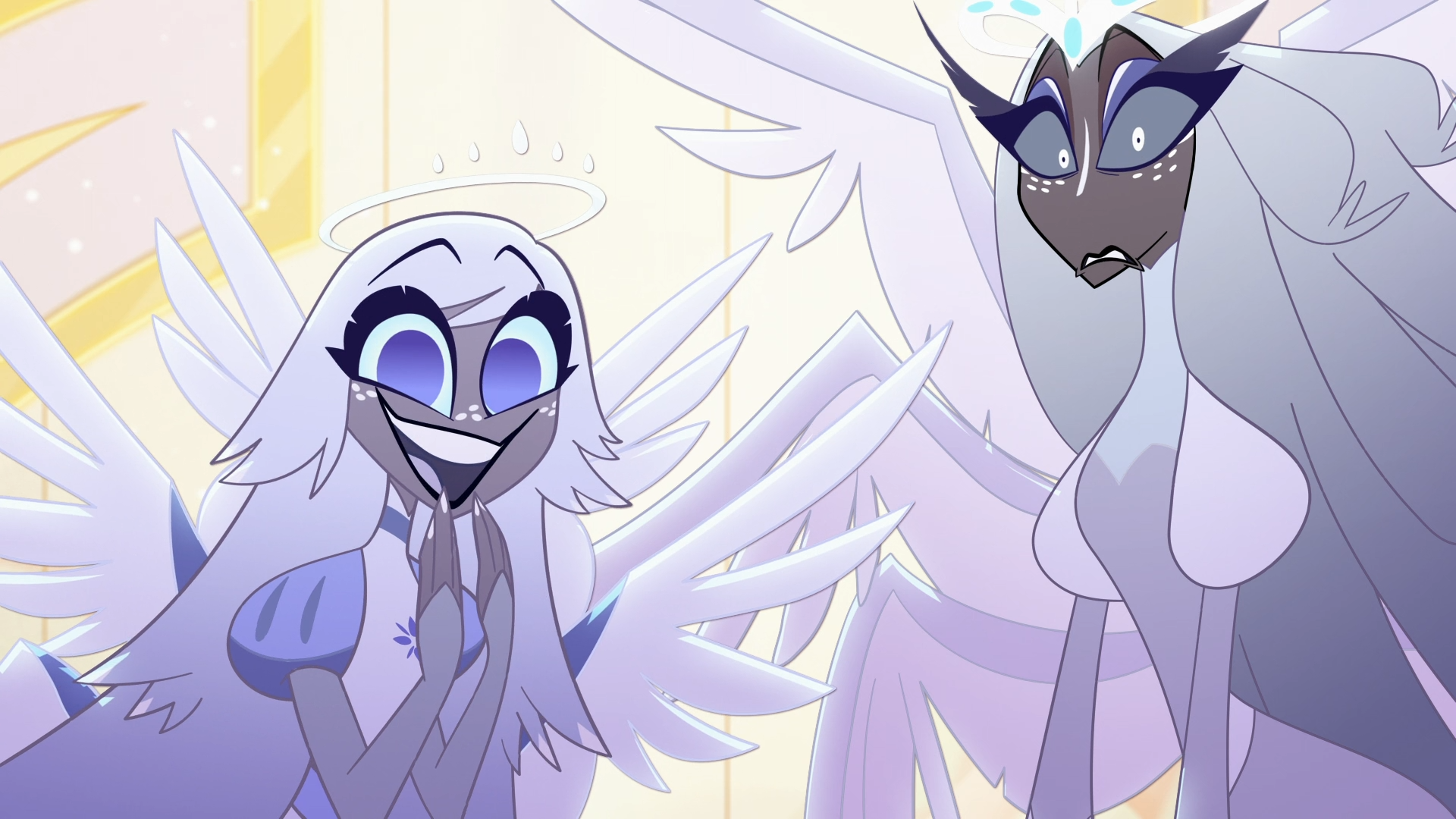 High Quality Emily and Sera Blank Meme Template