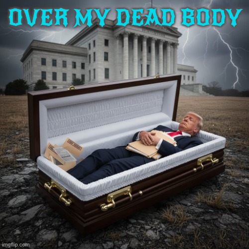 OVER MY DEAD BODY | OVER MY DEAD BODY | image tagged in over my dead body,release the files,trump,jeffrey epstein,sexual predator,rape | made w/ Imgflip meme maker