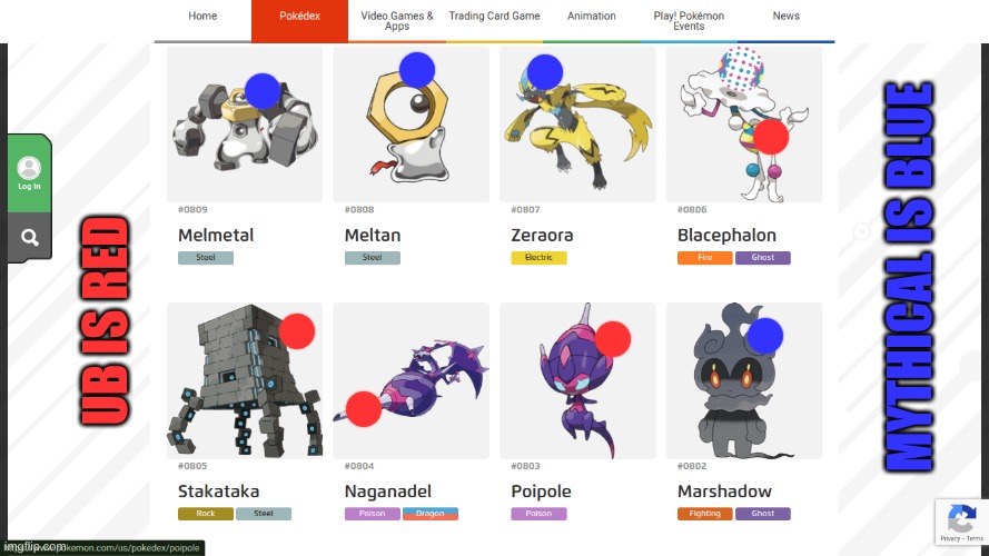 UB IS RED MYTHICAL IS BLUE | made w/ Imgflip meme maker