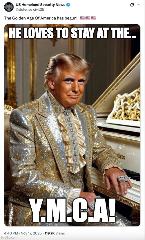 HE LOVES TO STAY AT THE... Y.M.C.A! | made w/ Imgflip meme maker