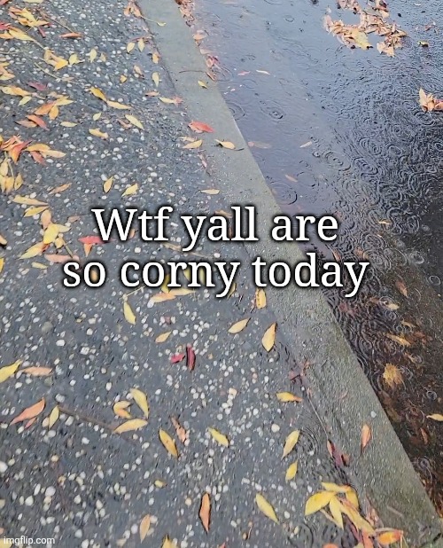 Wtf yall are so corny today | made w/ Imgflip meme maker