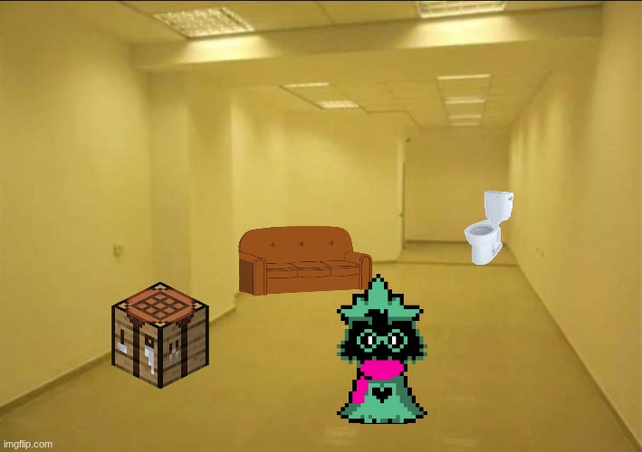 4 left | image tagged in backrooms | made w/ Imgflip meme maker