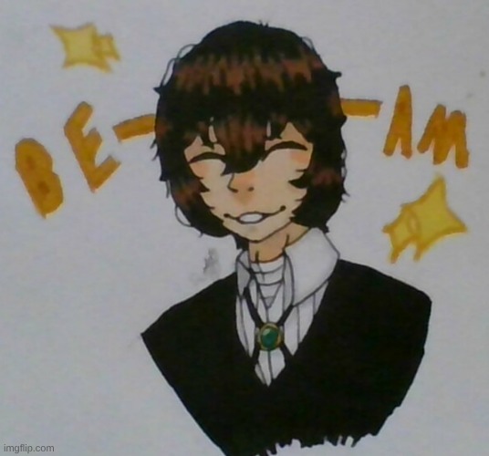 Ngl he looks so precious when he smiles like this TvT | made w/ Imgflip meme maker