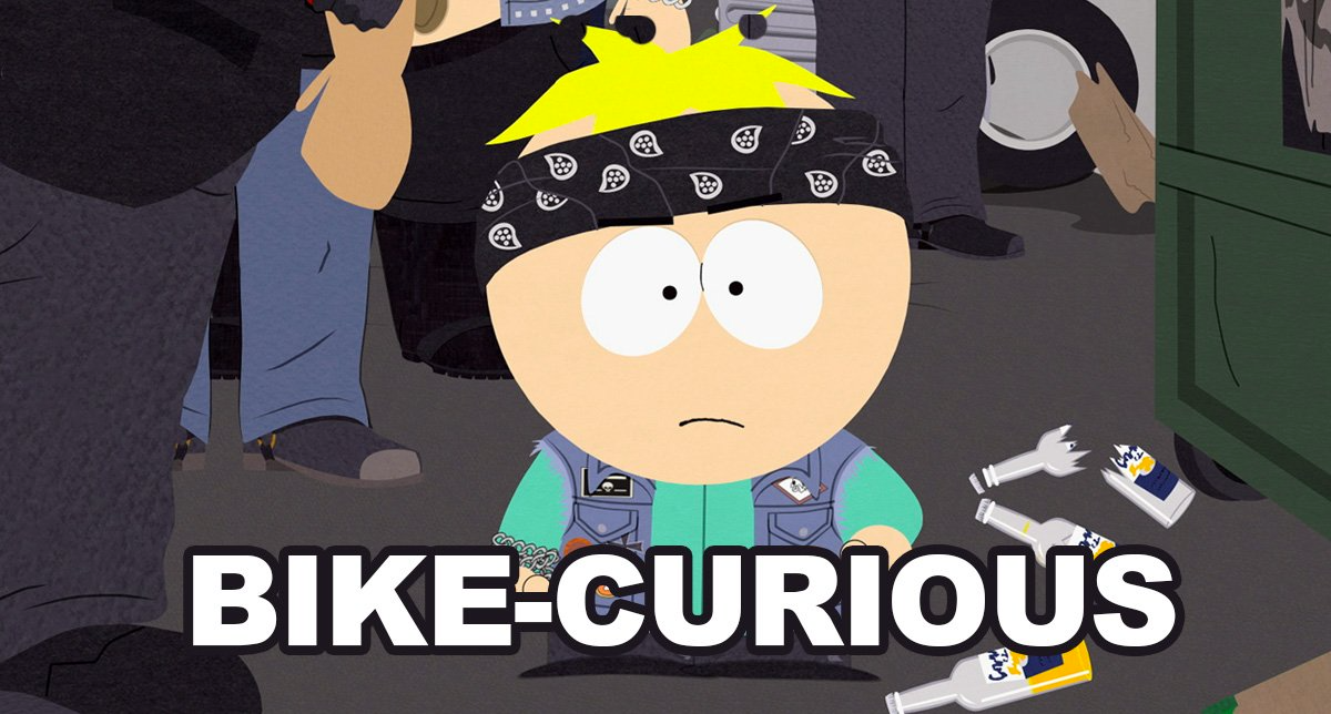 Bike Curious Blank Meme Template