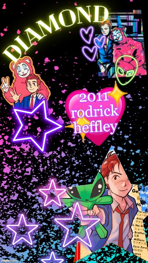 Diamond's Hesitant Alien temp ! ! (TYSM DISCO!!!) | 2011 rodrick heffley | image tagged in diamond's hesitant alien temp tysm disco | made w/ Imgflip meme maker